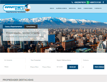 Tablet Screenshot of apartmentchile.com